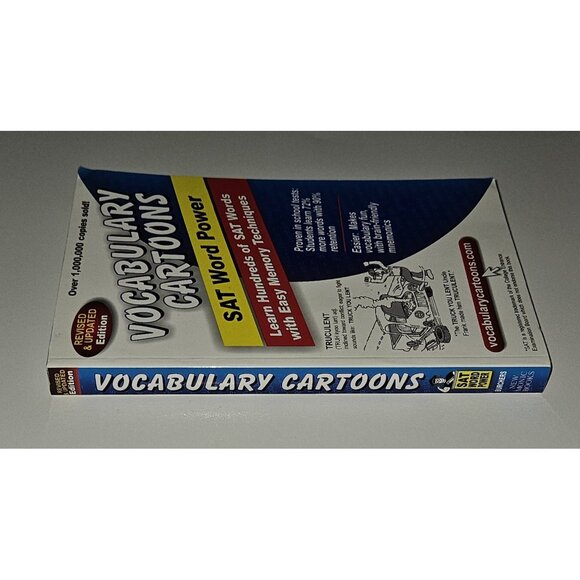 Vocabulary Cartoons SAT Word Power Paperback Book Study Revised Memory Technique - Picture 2 of 10
